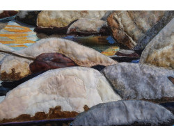 River Rocks by Sandra Mollon - Detail 1