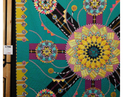 Whirling Dahlias by Colleen Butler - Detail 1 (Photo from Festival of Quilts)