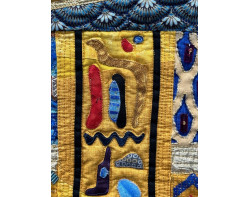 Wonderful Things - 100 Years of King Tutankhamun by Sally White Pelikan with Bits Art Quilters - Detail 8
