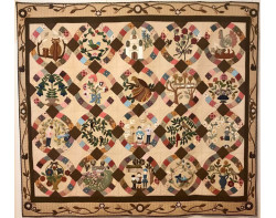 Richland Oaks by Mel Dugosh (Photo from Mancuso 2021 Spring Quilt Festival website)