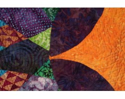 Batik Sunflowers by Lynette S. Warren - Detail 4