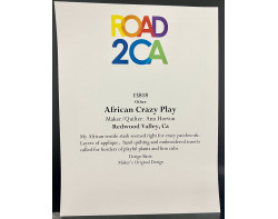 African Crazy Play by Ann Horton - Sign