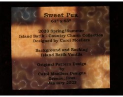 Sweet Pea by Carol Moellers - Label