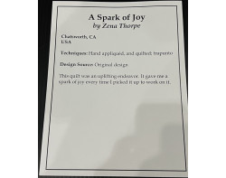 A Spark of Joy by Zena Thorpe - Sign