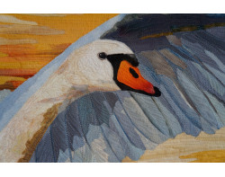 The Mute Swan by Sandra Mollon - Detail 1