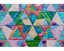 Batik Star by Cathy Perlmutter - Detail 1