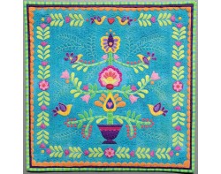 Scandinavian Summer by Barbara Kilbourn (Photo from The National Quilt Museum Facebook Page)