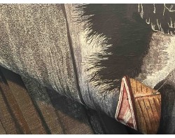 Solitude by Judith Phelps - Back of Quilt Detail (Photo by Mary Kay Davis)