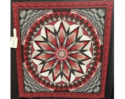 Eleven-Point Star I by Beatrice Hughes, Quilted by Nancy Bieber