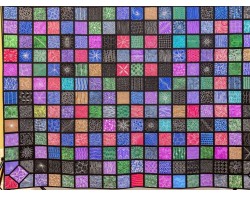 365 Free Motion Quilting Designs by Leah Day - Detail 4 (Photo by Gregory Case)