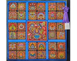 The Sample Book Quilt by Pat Holly (Photo from American Quilters Society Facebook Page)
