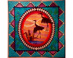 Festival of the Cranes #24 by Gail Garber