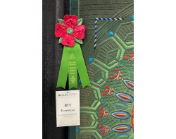 Floriferous by Luz Seidensticker - Honorable Mention Wall Quilts: Quilters Choice Ribbon at AQS QuiltWeek Paducah 2025