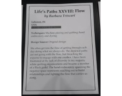 Lifes Paths XXVIII: Flow by Barbara Triscari - Sign