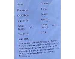 Zinnas by Jean Wells