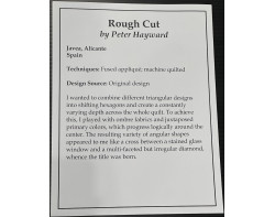 Rough Cut by Peter Hayward - Sign