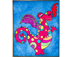 Donald the Dotted Dragon by Sue Bleiweiss (Photo by Gregory Case)