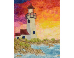 Red Skies At Night, Sailor&#039;s Delight by Joyce Becker - Detail 1 (Photo from Joyce Becker website - joycerbecker.com)