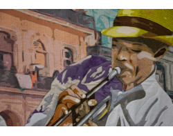 Tres Amigos - Havana Harmony by Kay Braunig Donges - Detail