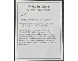 Flying in Circles by Dena Angela Miskel - Sign