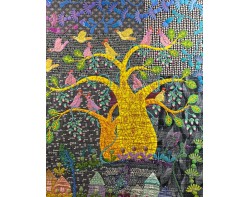 One Earth-One Chance by Susanne Cody - Detail 1 (Photo from berninaaustralia Instagram)