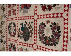 Davis Album Quilt by Jaimie Davis - Angled View Detail