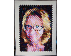 My Big Face by Cindy Stohn (Photo from Mancuso 2021 Spring Quilt Festival website)