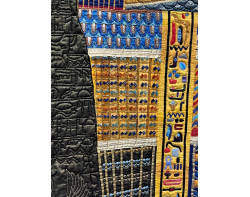 Wonderful Things - 100 Years of King Tutankhamun by Sally White Pelikan with Bits Art Quilters - Detail 6