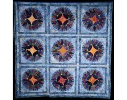 Batik Sunflowers by Lynette S. Warren