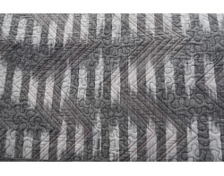 Zig Deco Zag by Julia McLeod - Back of Quilt