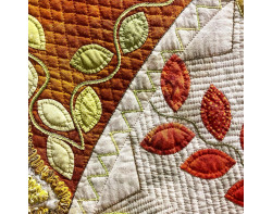 Autumn Swag by Linda Roy - Detail 3 (Photo from Pacific International Quilt Festival)