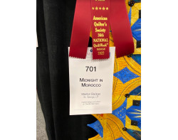Midnight in Morocco by Marilyn Badger - AQS Quiltweek 2022 Sign
