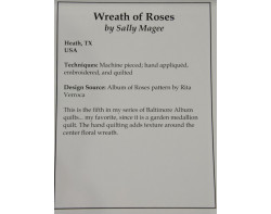Wreath of Roses by Sally Magee - Sign