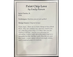 Paint Chip Love by Emily Parson - Sign