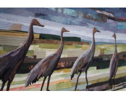 Walk of the Cranes by Pat Bishop - Angled View 1