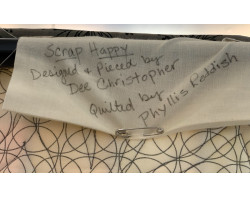 Scrap Happy by Dee Christopher - Label