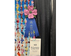 Be Fashionable on Rainy Days! by Akiko Yoshimizu - First Place Hand Quilted Quilts Ribbon and Sign