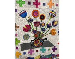 Tea Party by Judy Ballance, Quilted by Patty Wilson - Center