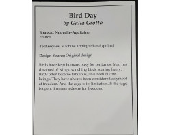 Bird Day by Galla Grotto - Sign