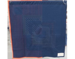 I may be Square but not Fuddy-Duddy by Jackie Pang - Back of Quilt