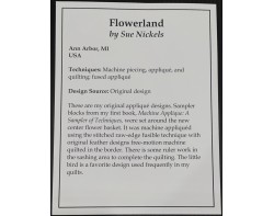 Flowerland by Sue Nickels - Sign (Photo by John Anderson)