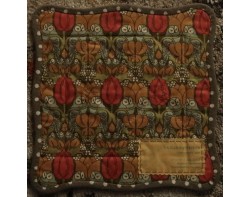 Stitch by Stitch - Gold by Susan K. Cleveland - Back of Quilt
