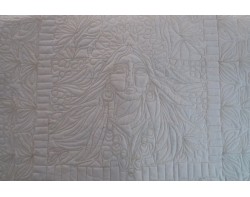 Hear Me Roar by Jamie Kalvestran - Back of Quilt Detail