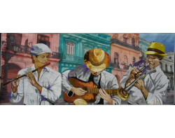 Tres Amigos - Havana Harmony by Kay Braunig Donges