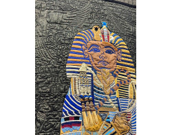 Wonderful Things - 100 Years of King Tutankhamun by Sally White Pelikan with Bits Art Quilters - Detail 1