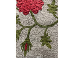 Applique Rose Quilt by Unknown Artist - Detail 3
