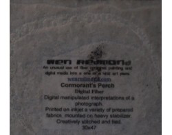 Cormorants Perch by Wen Redmond - Label