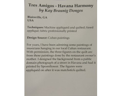 Tres Amigos - Havana Harmony by Kay Braunig Donges - Sign