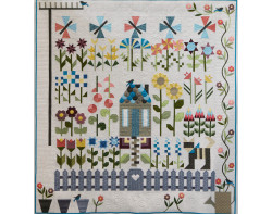 Cottage Garden by Comberton Quilters - First Photo (Photo from thefestivalofquilts.co.uk)