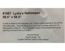 Lydias Halloween by Brenda L. Ziegler - Sign